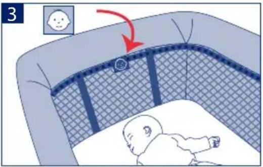 JANE Sleep And Fun - - INSTALAÇÃO DO SUPORTE DO MINI BERÇO E COLCHÃO SUPERIOR - 3