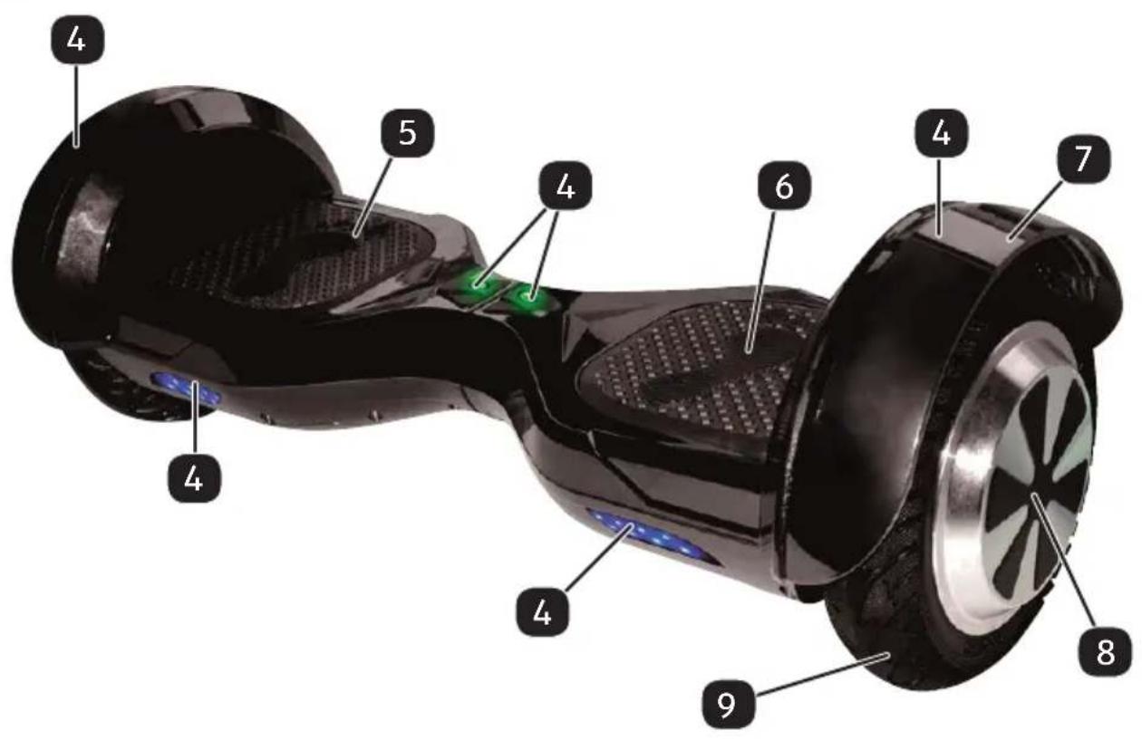 Maginon BC65 - Balance Scooter BC-65 Cruise - 1