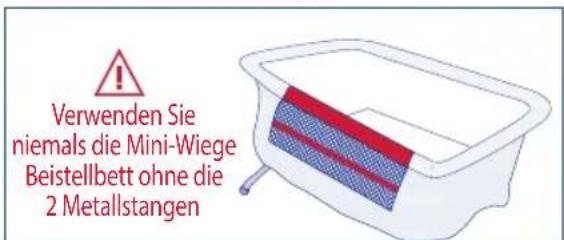 JANE Babyside - EMPFEHLUNGEN UND HINWEISE ZUM BEISTELLBETTMODUS - 4