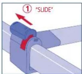 JANE Babyside - UNFOLDING AND FOLDING THE LEG (CO-SLEEPING MODE) - 1