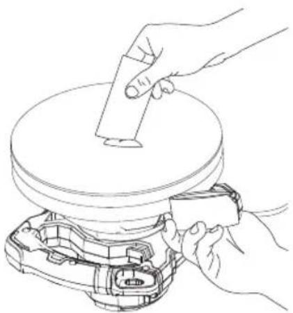Craftsman CMEE100 - Attaching Wax Applicator Bonnet and Applying Wax (Fig. C, D) - 2