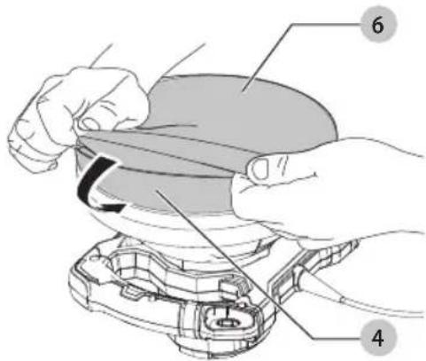 Craftsman CMEE100 - Fixer le tampon de l'applicateur de cire et appliquer la cire (Fig. C, D) - 1