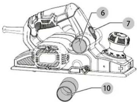 Craftsman CMEW300 - Adaptador para Aspiradora (Fig. F, G) - 1