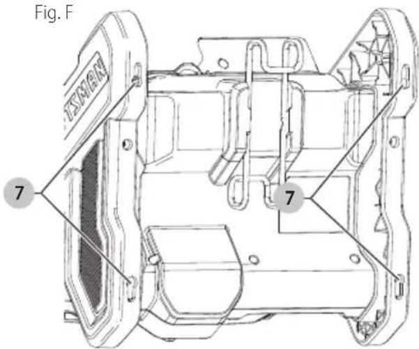 Craftsman CMCE001 - Colgar/Montar el Ventilador (Fig B) Ranuras de Bocallave - 1