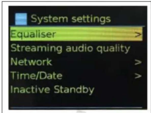 Auna Simpfy - Menu navigation - 2
