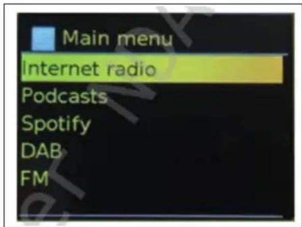 Auna Simpfy - Menu navigation - 3