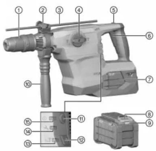 HILTI TE 6022 - Vue d'ensemble du produit - 1