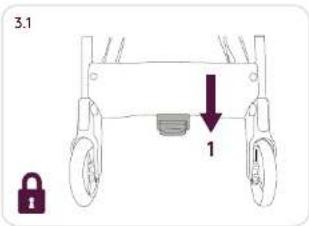 Silver Cross Clic - To attach the bumper bar - 1