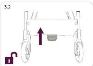 Silver Cross Clic - Using the brake - 1