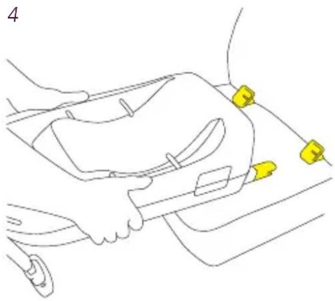 Silver Cross Simplifix Isofix Base - Installing the Simplifix ISOFIX Base - 2