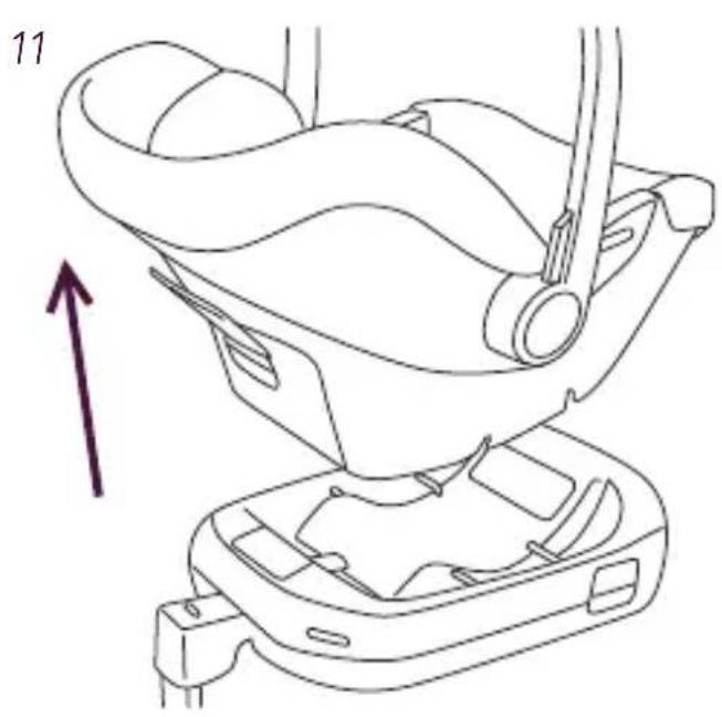 Silver Cross Simplifix Isofix Base - Installing the Simplifix ISOFIX Base (continued) - 5