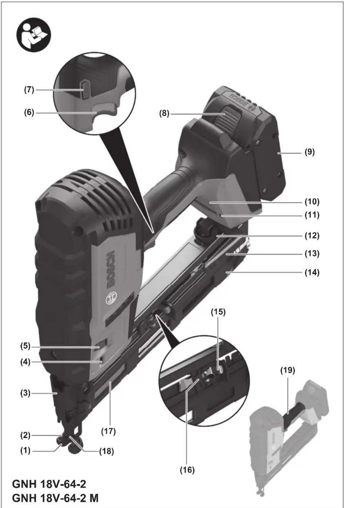 BOSCH GNH 18V64 M Professional - 1