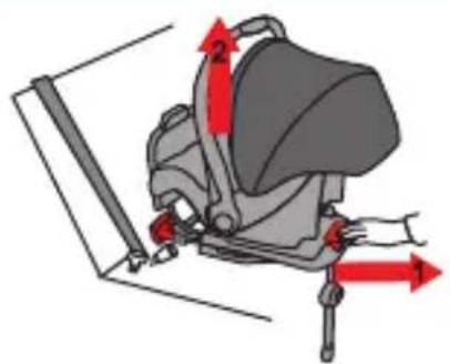 Foppapedretti XBASE - DESINSTALAR LA SILLA DE LA BASE ISOFIX - 1