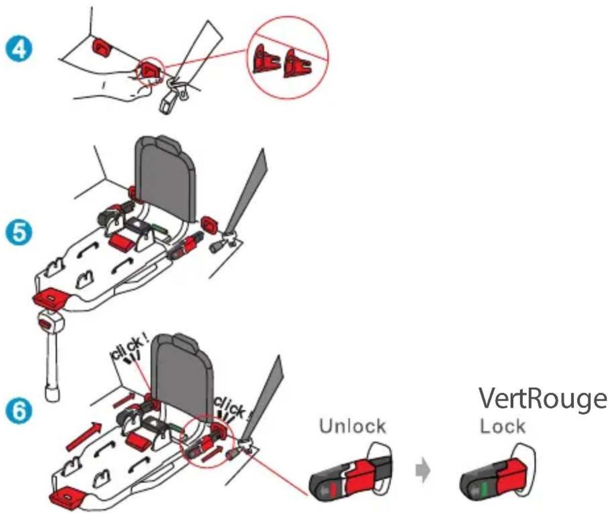 Foppapedretti XBASE - Installation de la BASE ISOFIX dans une voiture équipée du système ISOFIX - 1