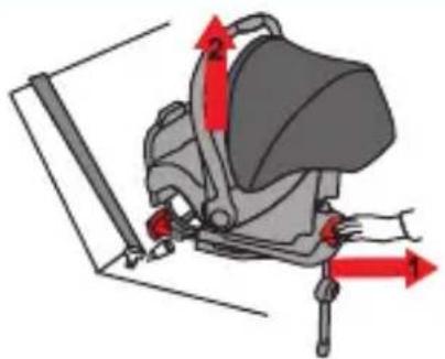 Foppapedretti XBASE - DISINSTALLAZIONE DEL SEGGIOLINO DALLA BASE ISOFIX - 1