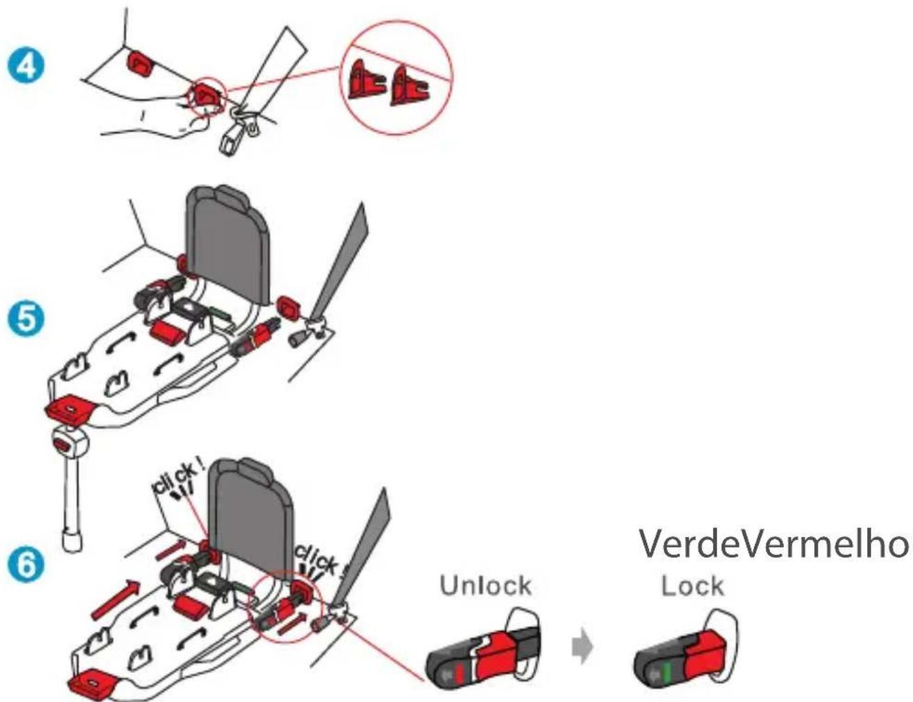 Foppapedretti XBASE - INSTALAÇÃO DA BASE ISOFIX NA VIATURA DOTADA DE SISTEMA ISOFIX - 1