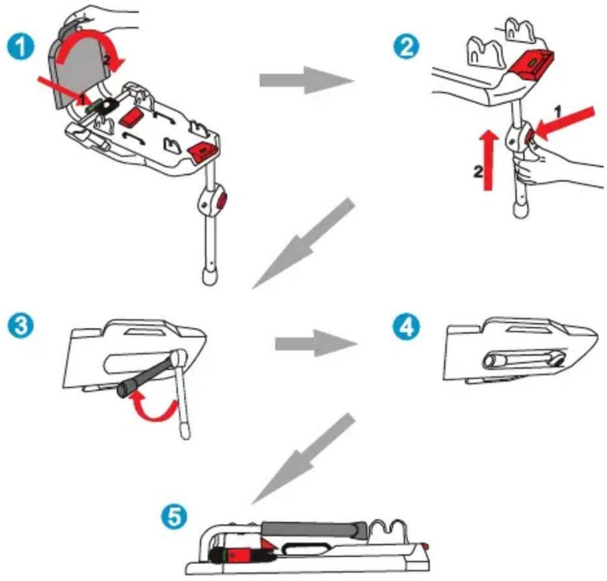Foppapedretti XBASE - CERRAR LA BASE ISOFIX - 1