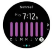 SUUNTO 5 Peak - Tendances de sommeil - 2