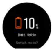 SUUNTO 5 Peak - Notifications de la batterie - 1