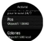 SUUNTO 5 Peak - Objectifs d'activité - 1