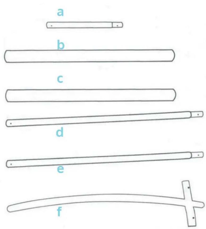 Klarfit Rocketkid 4 - Parts Overview - 1