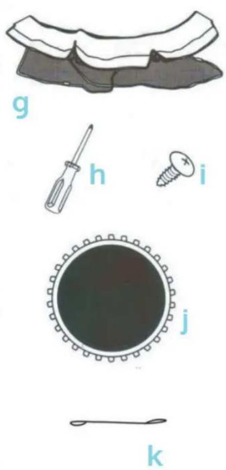 Klarfit Rocketkid 4 - Parts Overview - 2