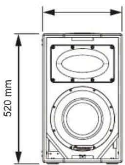 PIONEER XPRS 15 - Габариты - 2
