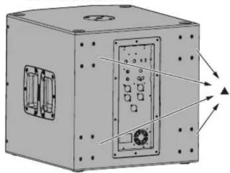 PIONEER XPRS 15 - Lenkrollen des Subwoofer-Modells - 2