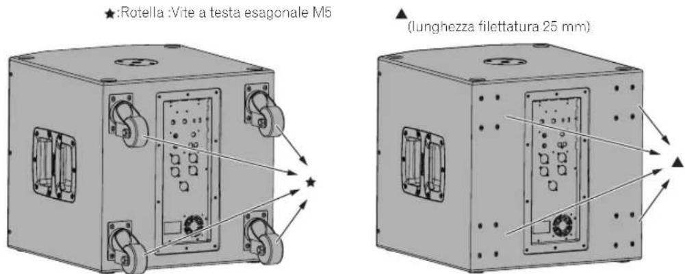 PIONEER XPRS 15 - Rotelle del modello di subwoofer - 1