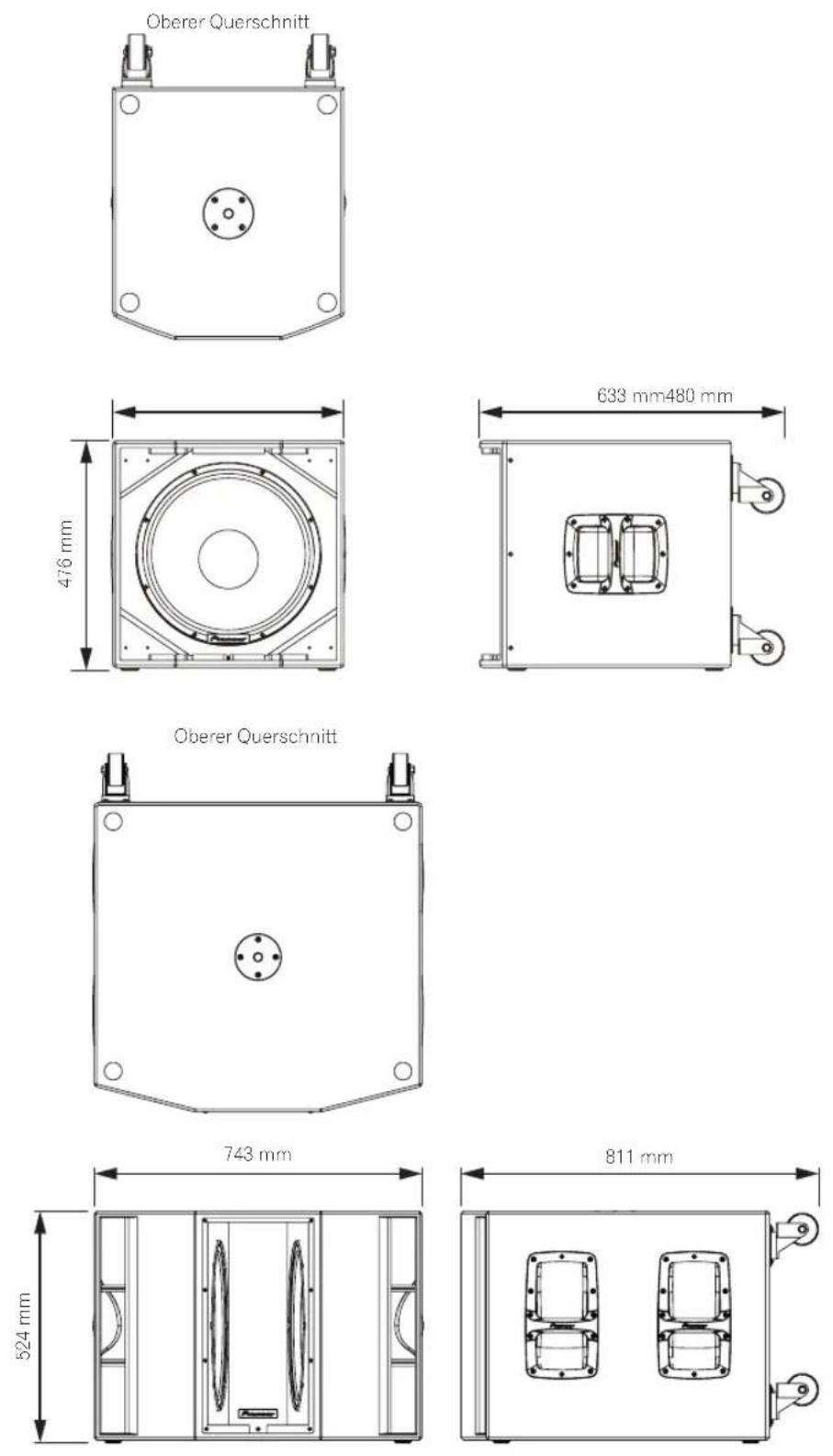 PIONEER XPRS 15 - Abmessungen - 4