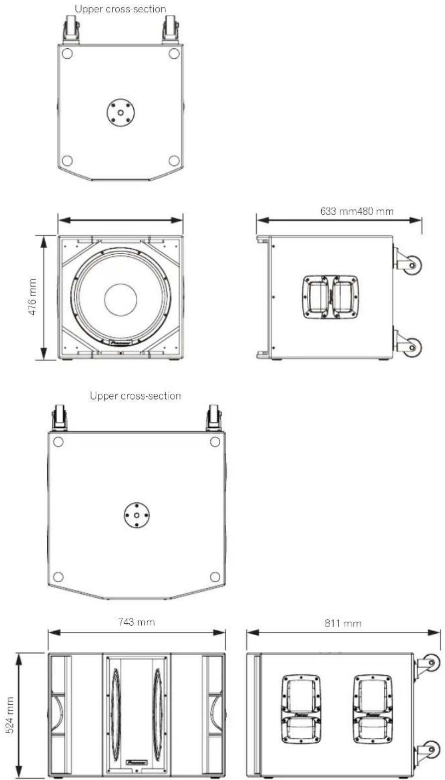 PIONEER XPRS 15 - Dimensions - 4