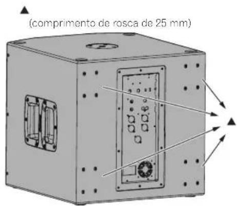 PIONEER XPRS 15 - Instalação com os pontos para suspensão da coluna - 3