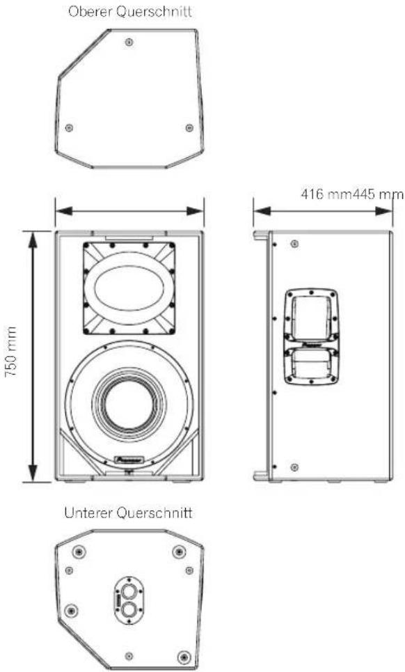 PIONEER XPRS 15 - Abmessungen - 2