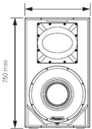 PIONEER XPRS 15 - Rodas do modelo de subwoofer - 1