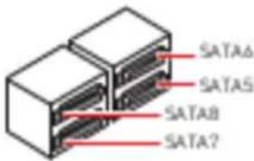 MSI PRO Z690P DDR4 - SATA5-8: Connecteurs SATA6Gb/s - 1