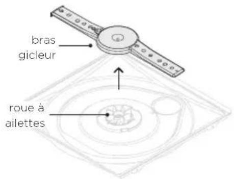 Fisher & Paykel DD24STX6PX1 - Retrait et nettoyage du bras gicleur - 1