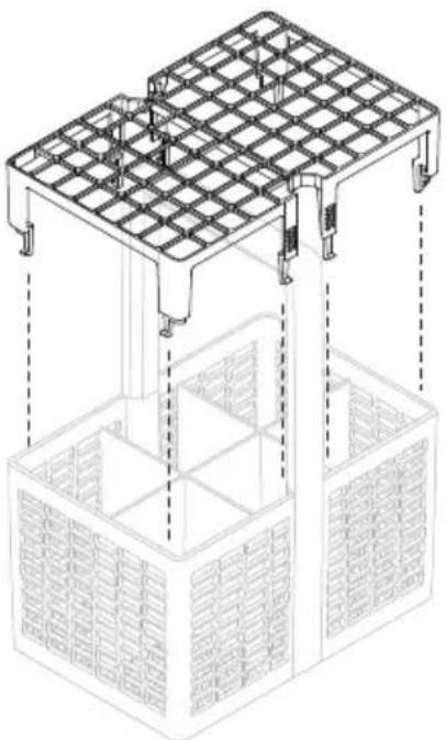 Fisher & Paykel DD24STX6PX1 - Fonctions et accessoires du panier à ustensiles - 1