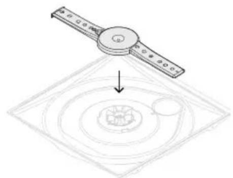 Fisher & Paykel DD24STX6PX1 - Réinstallation du bras gicleur - 1