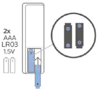 PHILIPS 39PHS6707 - Μπαταρίες - 1