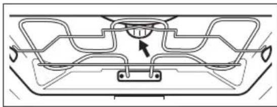 AEG BSE788380B - Augšeja lampa - 1