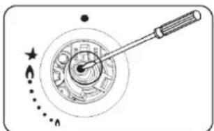 CANDY TRIOVXNT1 - CAS 2: vis de régulation non visible (voir figure 3B) - 1