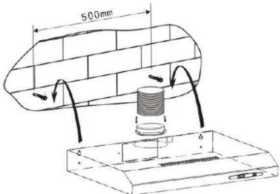 CANDY CFT6105S1 - INSTALLATION (Wall Mounting) - 1