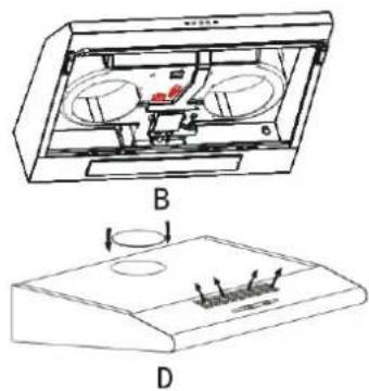 CANDY CFT6105S1 - Air ventilation setting - 2