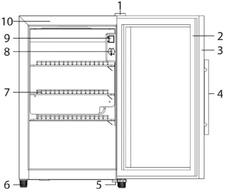 CASO Barbecue Cooler Black L - Manövrering och drift - 1