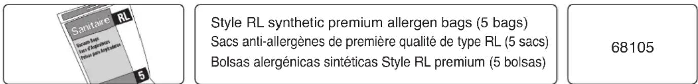 Sanitaire EON QuietClean SC5500A - Pour commander des pieces d'origine Sanitaire · Pida repuestos Sanitaire genuinos - 2