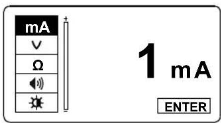 Beha-Amprobe UAT610EUR - Funkcje menu ustawien nadajnika - 1