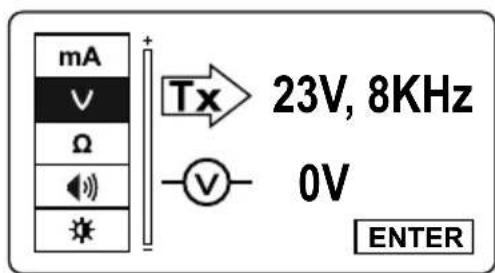 Beha-Amprobe UAT610EUR - Funktioner i Indstellingsmenuen for Senderen - 2