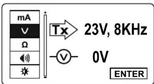 Beha-Amprobe UAT610EUR - Funktionen des Menüs Einstellungen am Sender - 2