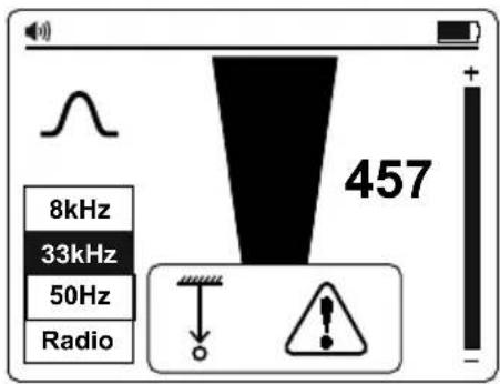 Beha-Amprobe UAT610EUR - Alertes relatives à la mesure de la profondeur - 1