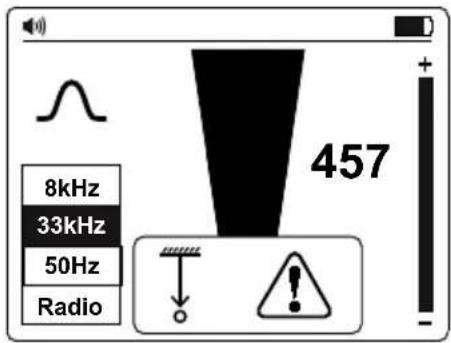 Beha-Amprobe UAT505EUR - Alertes relatives à la mesure de la profondeur - 1